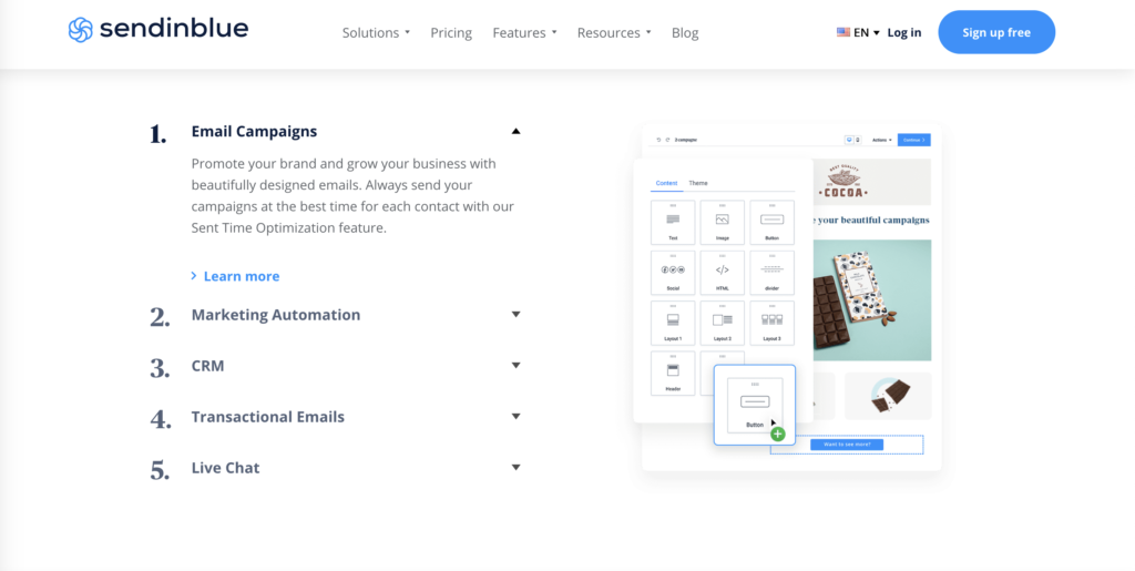 Sendinblue, a powerful all-in-one best email marketing platform